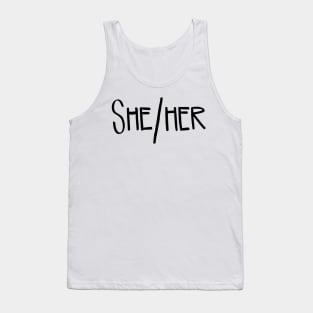 She/Her Pronouns Tank Top